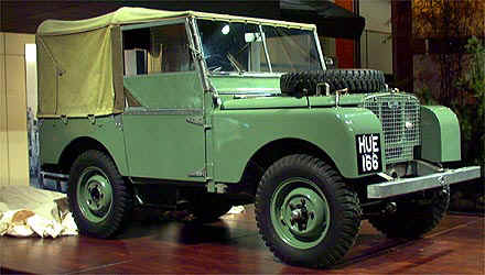 HUE 166 - The first production Land Rover