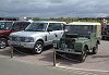 HUE 166 and 2002 Range Rover