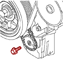 Td5 oil pump sprocket bolt